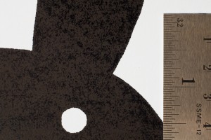 woodblock letterpress, CLoseup